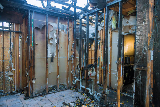Professional Fire Damage Restoration technician working in Bethesda, OH